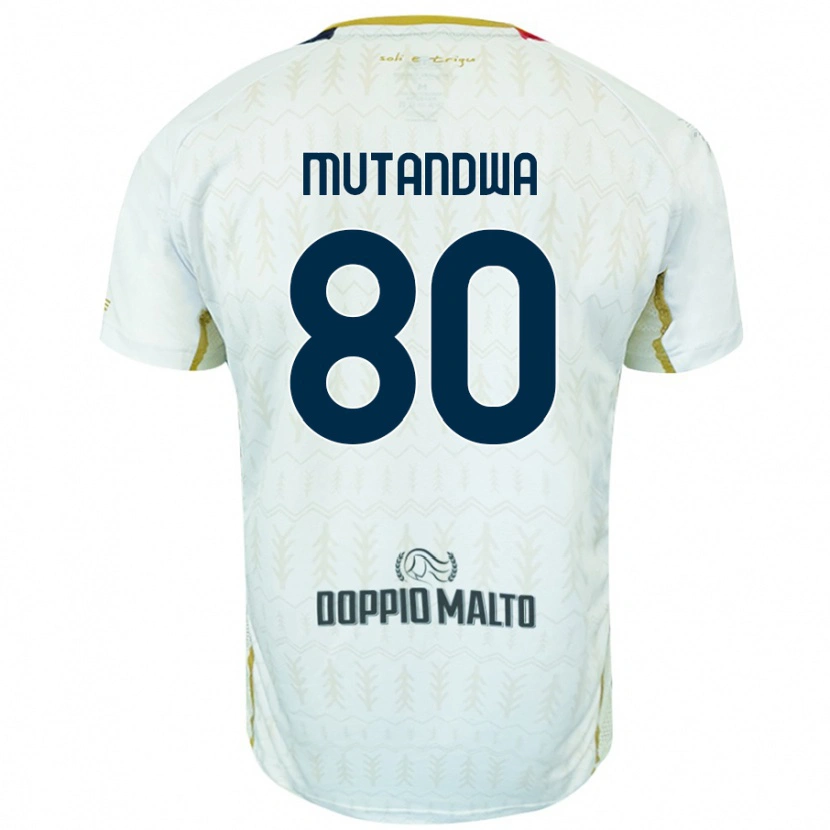 Danxen Mujer Camiseta Kingstone Mutandwa #80 Blanco 2ª Equipación 2024/25 La Camisa México