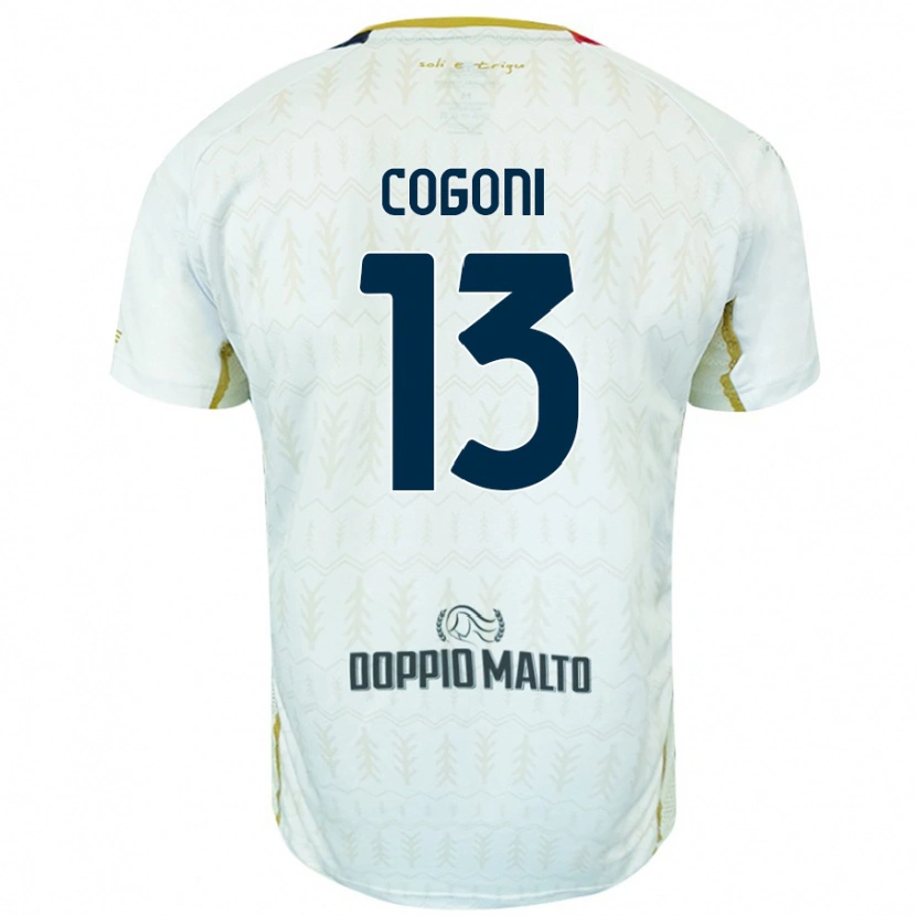 Danxen Mujer Camiseta Andrea Cogoni #13 Blanco 2ª Equipación 2024/25 La Camisa México