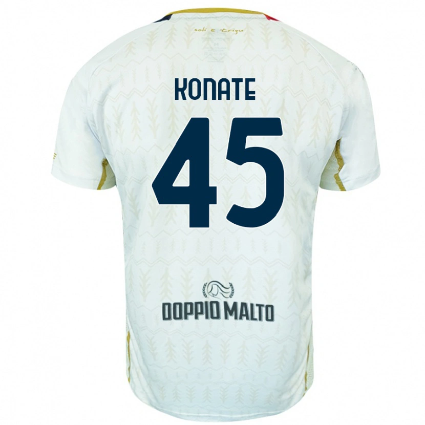 Danxen Mujer Camiseta Ismael Konate #45 Blanco 2ª Equipación 2024/25 La Camisa México