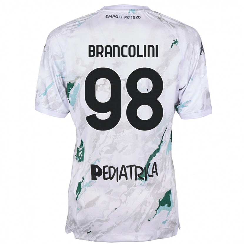 Danxen Mujer Camiseta Federico Brancolini #98 Gris 2ª Equipación 2024/25 La Camisa México