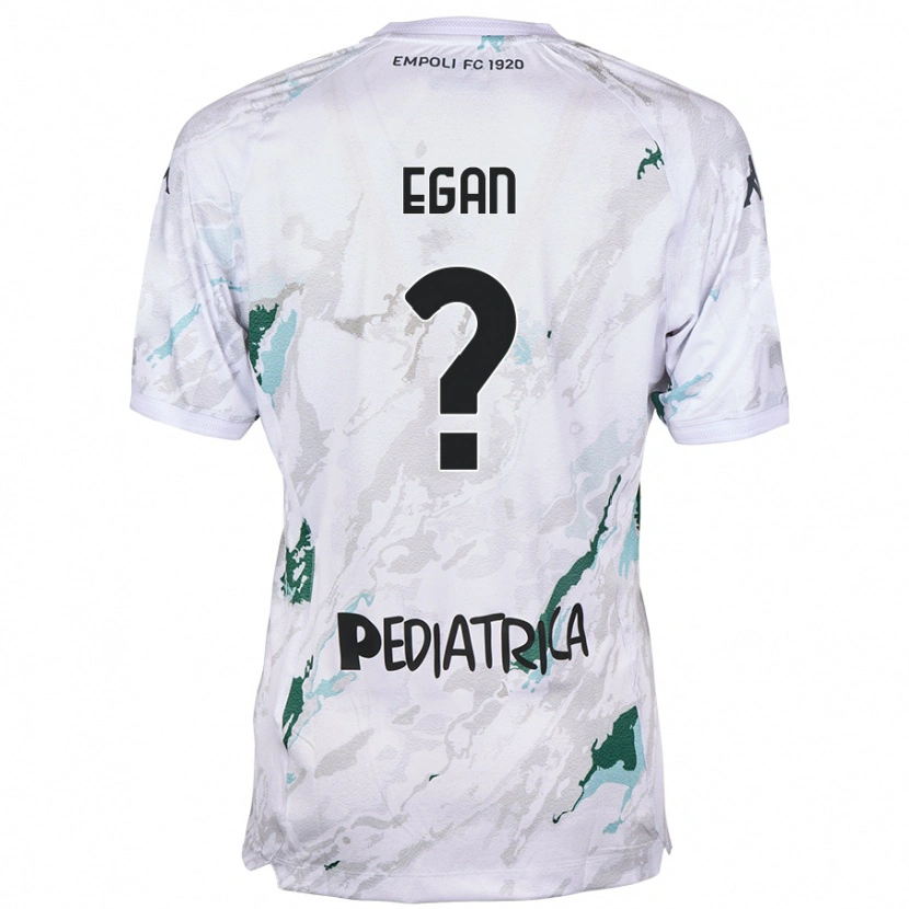 Danxen Mujer Camiseta Matteo Egan #0 Gris 2ª Equipación 2024/25 La Camisa México