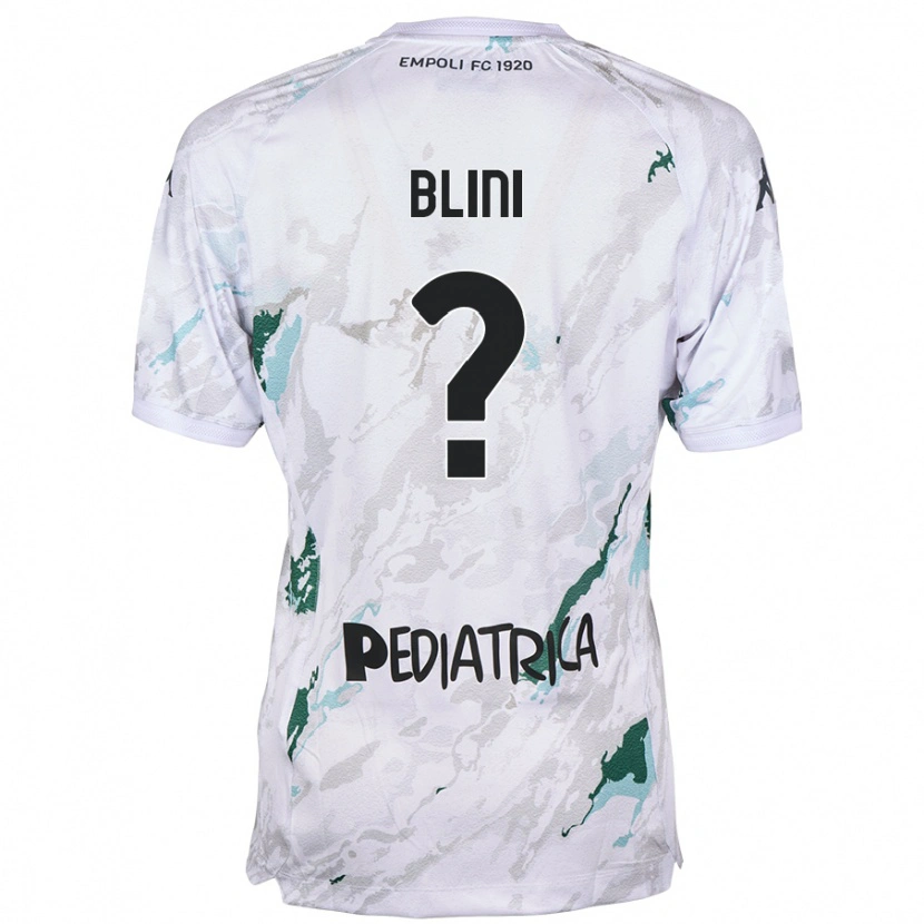 Danxen Mujer Camiseta Oliver Blini #0 Gris 2ª Equipación 2024/25 La Camisa México