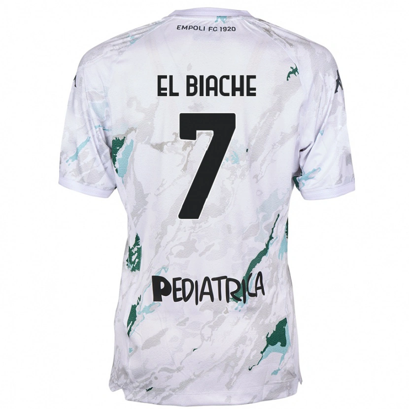 Danxen Mujer Camiseta Noah El Biache #7 Gris 2ª Equipación 2024/25 La Camisa México