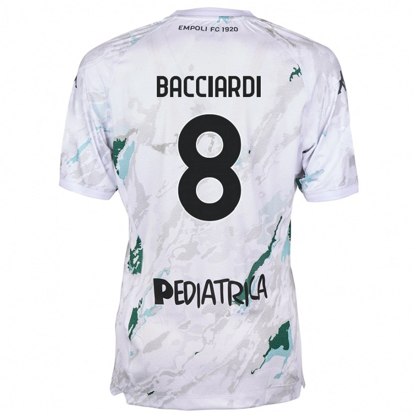Danxen Mujer Camiseta Andrea Bacciardi #8 Gris 2ª Equipación 2024/25 La Camisa México