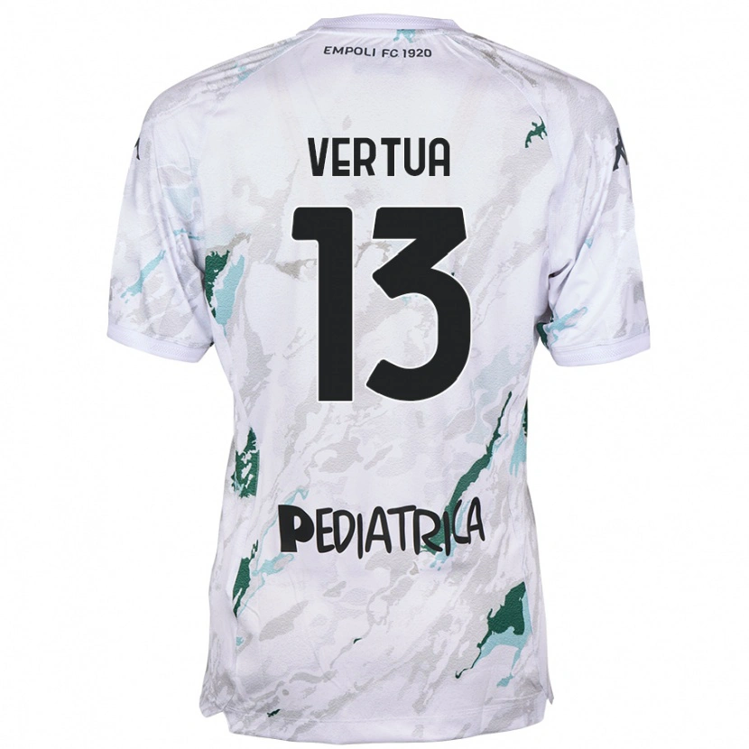 Danxen Mujer Camiseta Filippo Vertua #13 Gris 2ª Equipación 2024/25 La Camisa México