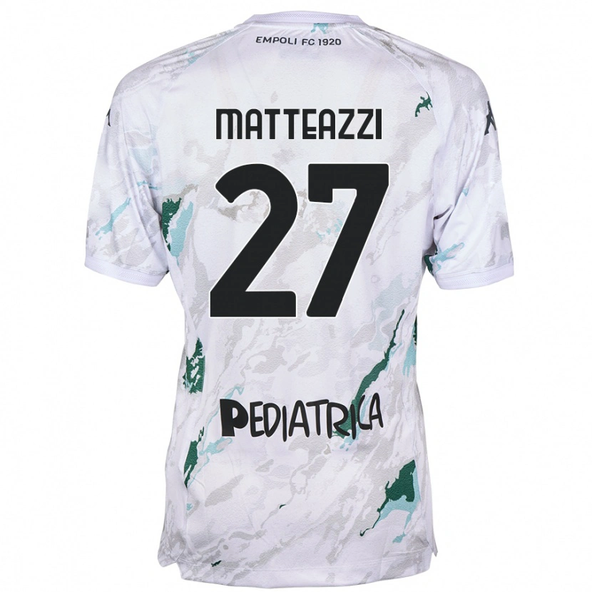 Danxen Mujer Camiseta Ernesto Matteazzi #27 Gris 2ª Equipación 2024/25 La Camisa México