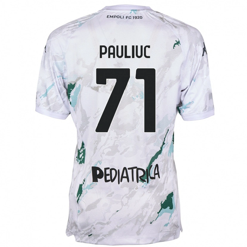 Danxen Mujer Camiseta Nicolò Pauliuc #71 Gris 2ª Equipación 2024/25 La Camisa México