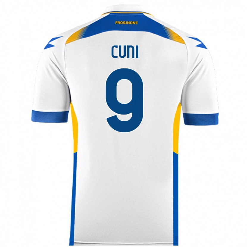 Danxen Mujer Camiseta Marvin Cuni #9 Blanco 2ª Equipación 2024/25 La Camisa México
