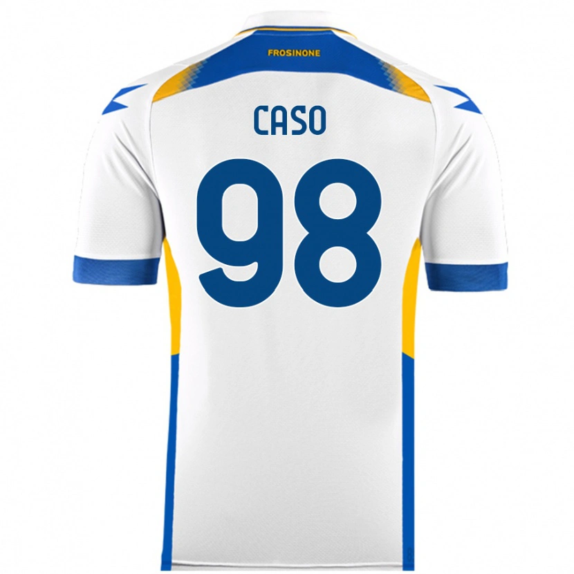 Danxen Mujer Camiseta Giuseppe Caso #98 Blanco 2ª Equipación 2024/25 La Camisa México