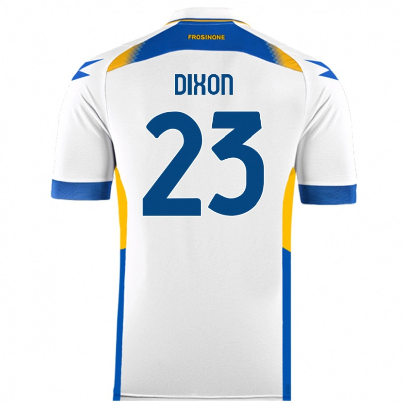 Danxen Mujer Camiseta Damar Dixon #23 Blanco 2ª Equipación 2024/25 La Camisa México
