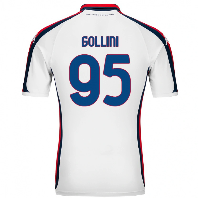 Danxen Mujer Camiseta Pierluigi Gollini #95 Blanco 2ª Equipación 2024/25 La Camisa México