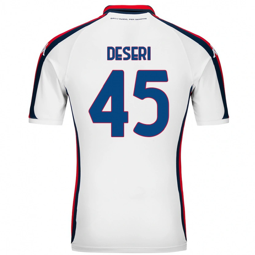 Danxen Mujer Camiseta Gracien Deseri #45 Blanco 2ª Equipación 2024/25 La Camisa México