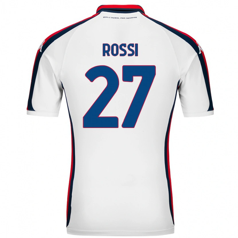 Danxen Mujer Camiseta Lucrezia Rossi #27 Blanco 2ª Equipación 2024/25 La Camisa México