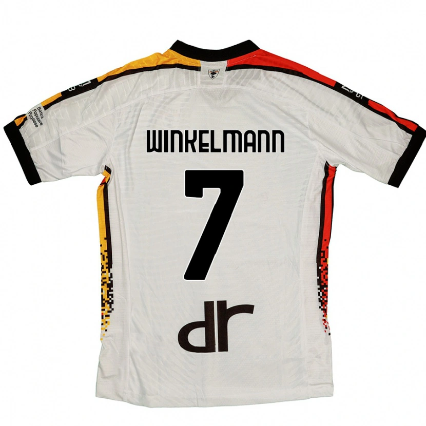 Danxen Mujer Camiseta Till Winkelmann #7 Blanco Negro 2ª Equipación 2024/25 La Camisa México