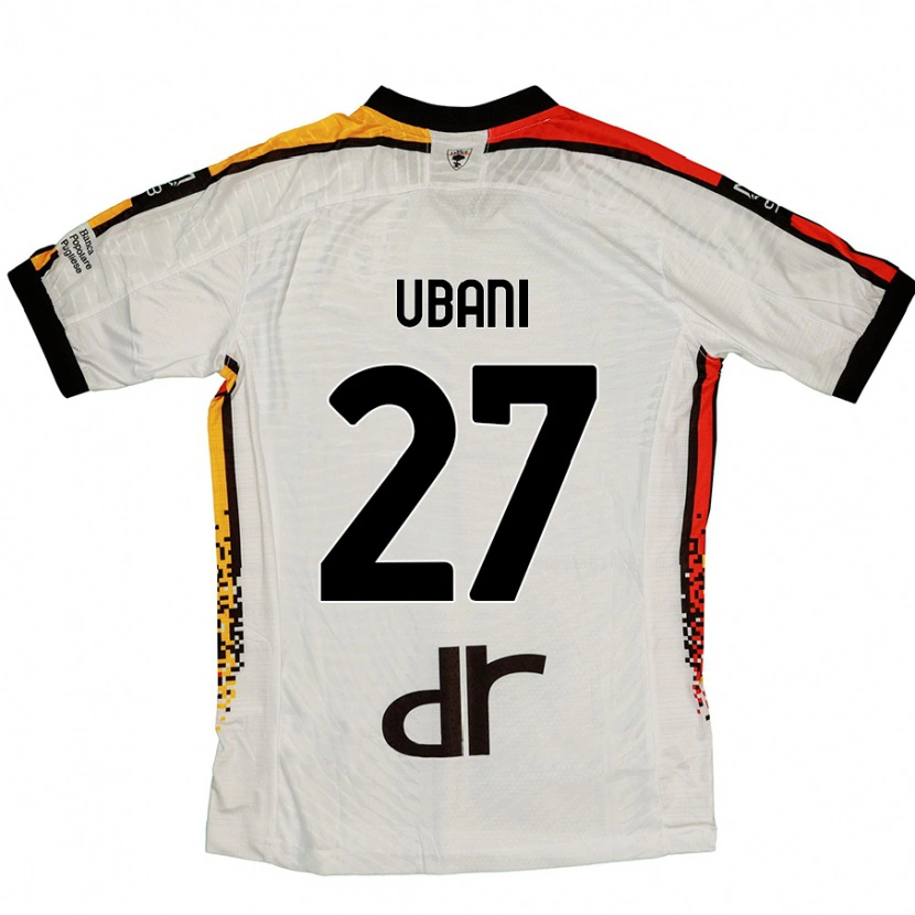Danxen Mujer Camiseta Marlon Ubani #27 Blanco Negro 2ª Equipación 2024/25 La Camisa México