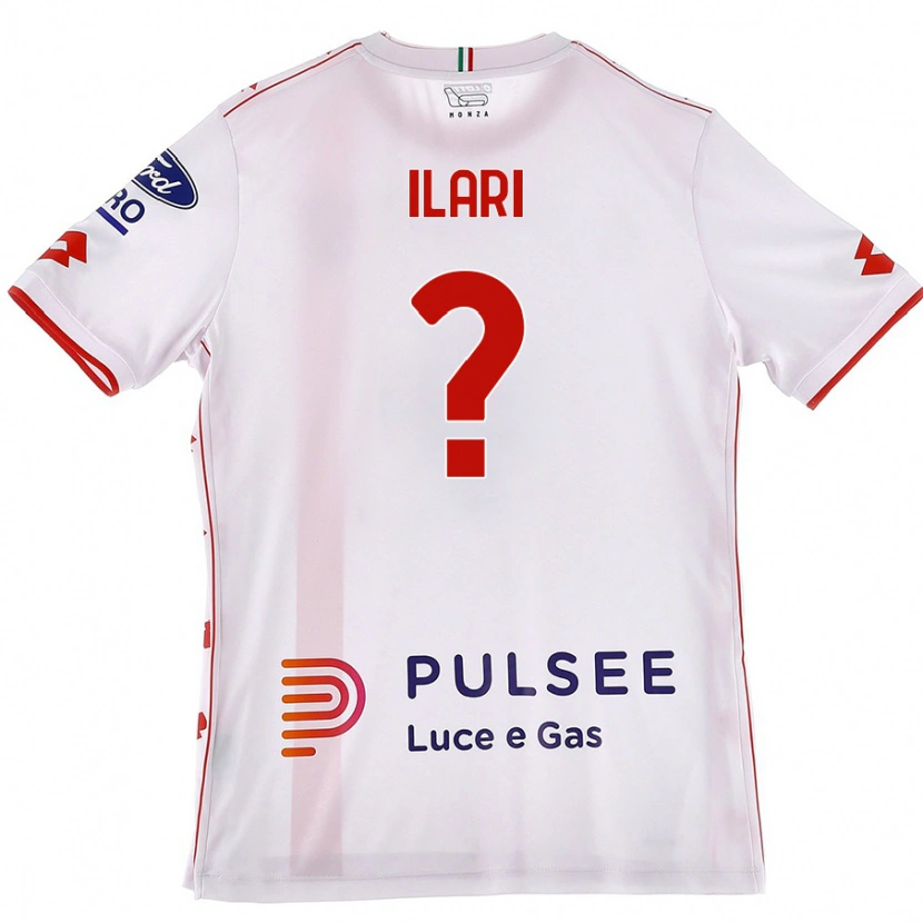 Danxen Mujer Camiseta Mario Ilari #0 Blanco Rojo 2ª Equipación 2024/25 La Camisa México