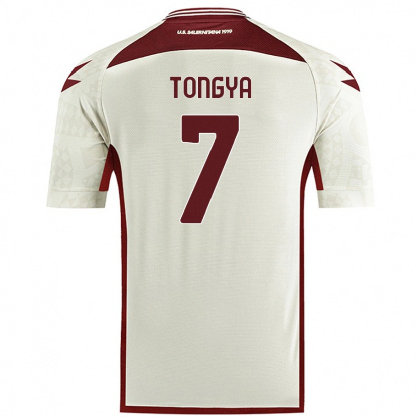Danxen Mujer Camiseta Franco Tongya #7 Color Crema 2ª Equipación 2024/25 La Camisa México