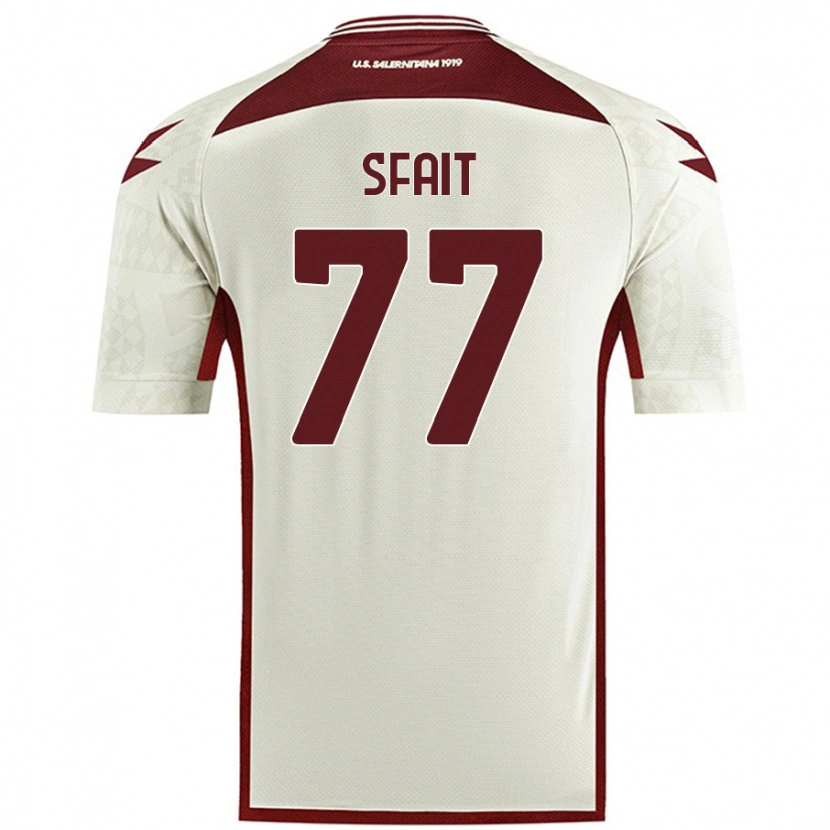 Danxen Mujer Camiseta Andres Sfait #77 Color Crema 2ª Equipación 2024/25 La Camisa México