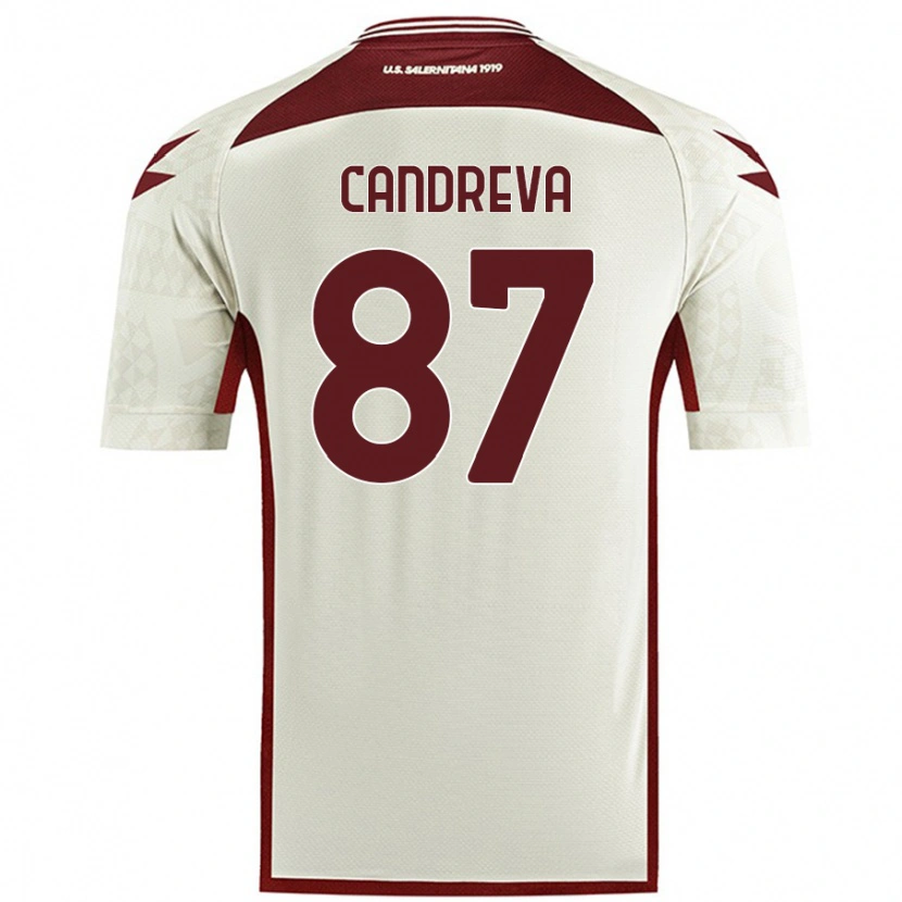 Danxen Mujer Camiseta Antonio Candreva #87 Color Crema 2ª Equipación 2024/25 La Camisa México