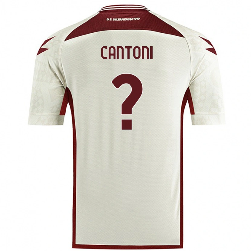 Danxen Mujer Camiseta Simone Cantoni #0 Color Crema 2ª Equipación 2024/25 La Camisa México