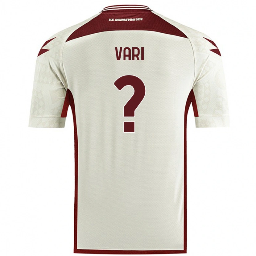Danxen Mujer Camiseta Filippo Vari #0 Color Crema 2ª Equipación 2024/25 La Camisa México