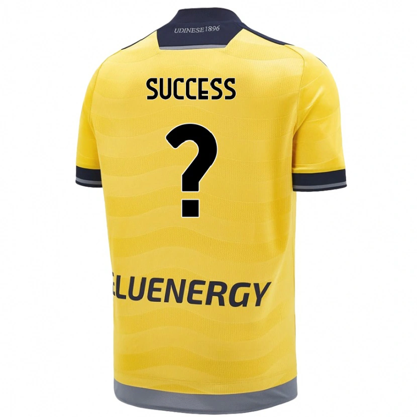 Danxen Mujer Camiseta Isaac Success #0 Dorado 2ª Equipación 2024/25 La Camisa México
