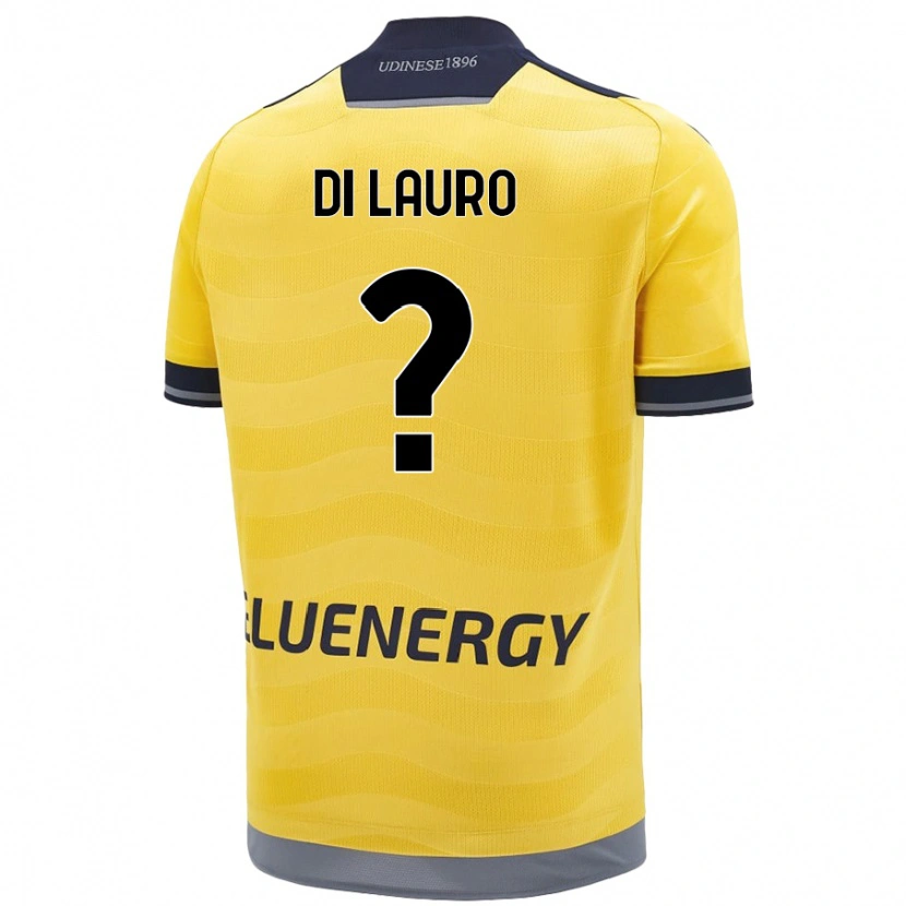 Danxen Mujer Camiseta Rosario Di Lauro #0 Dorado 2ª Equipación 2024/25 La Camisa México