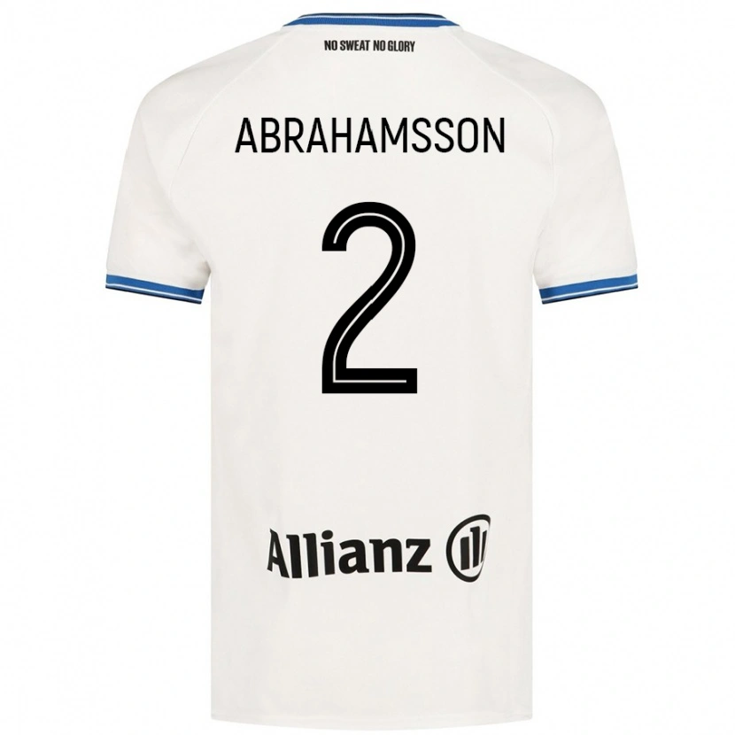 Danxen Mujer Camiseta Sejde Abrahamsson #2 Blanco 2ª Equipación 2024/25 La Camisa México