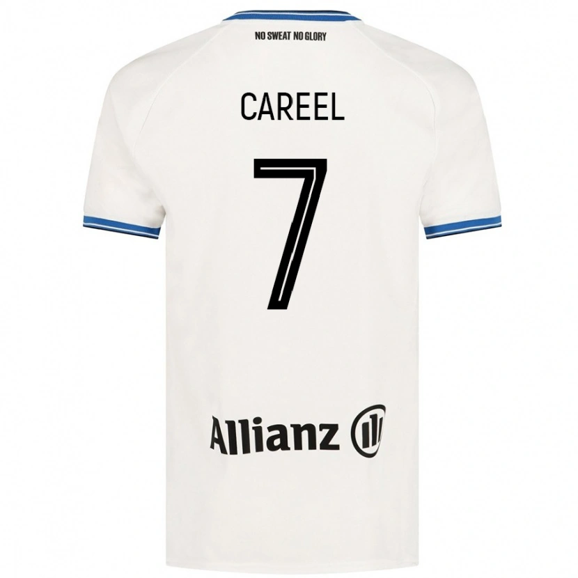 Danxen Mujer Camiseta Oona Careel #7 Blanco 2ª Equipación 2024/25 La Camisa México