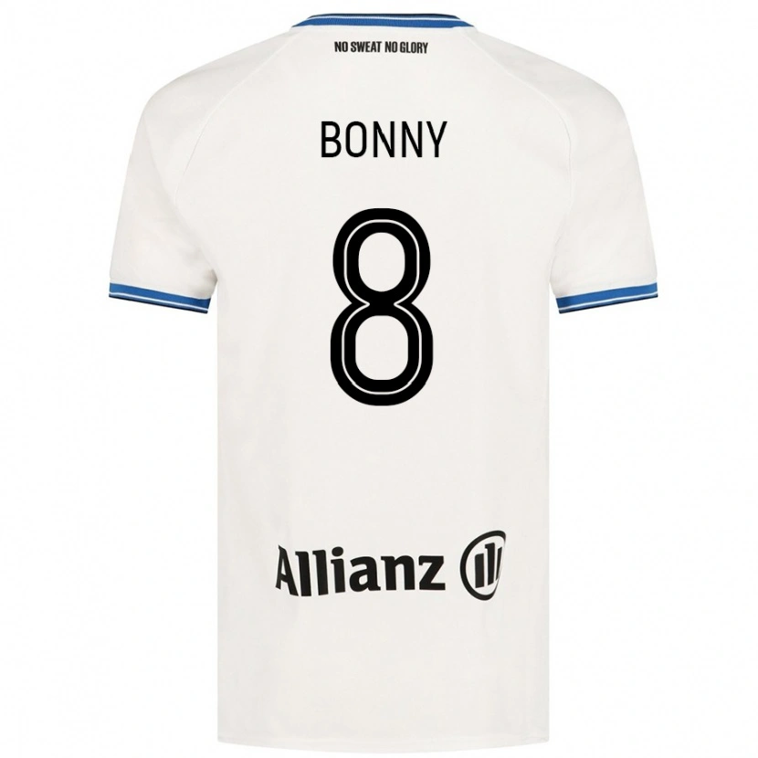 Danxen Mujer Camiseta Chionne Bonny #8 Blanco 2ª Equipación 2024/25 La Camisa México