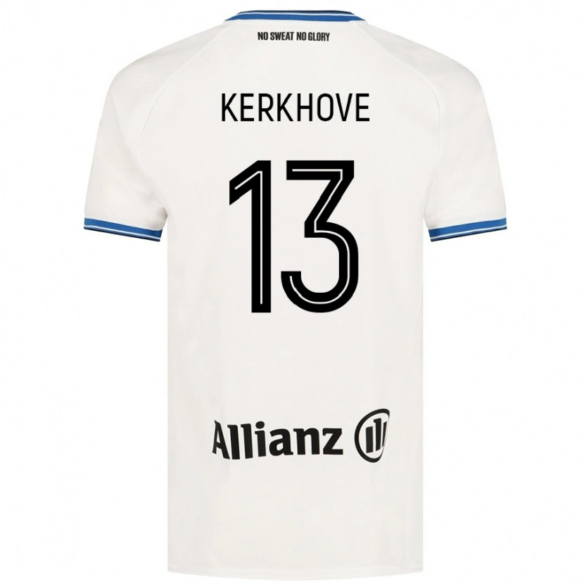 Danxen Mujer Camiseta Angel Kerkhove #13 Blanco 2ª Equipación 2024/25 La Camisa México