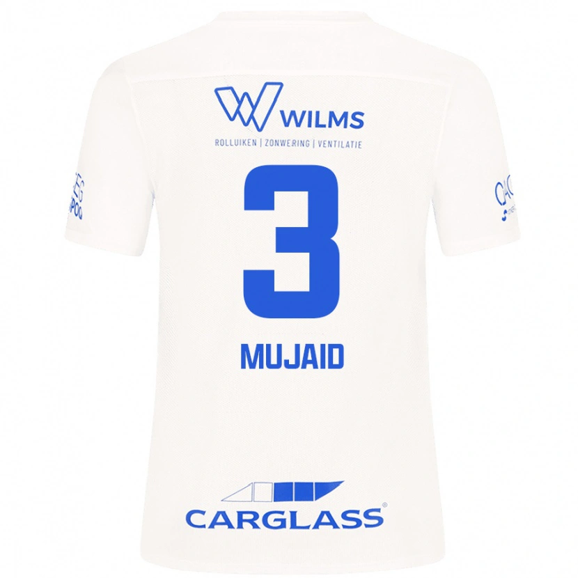 Danxen Mujer Camiseta Mujaid Sadick #3 Blanco 2ª Equipación 2024/25 La Camisa México