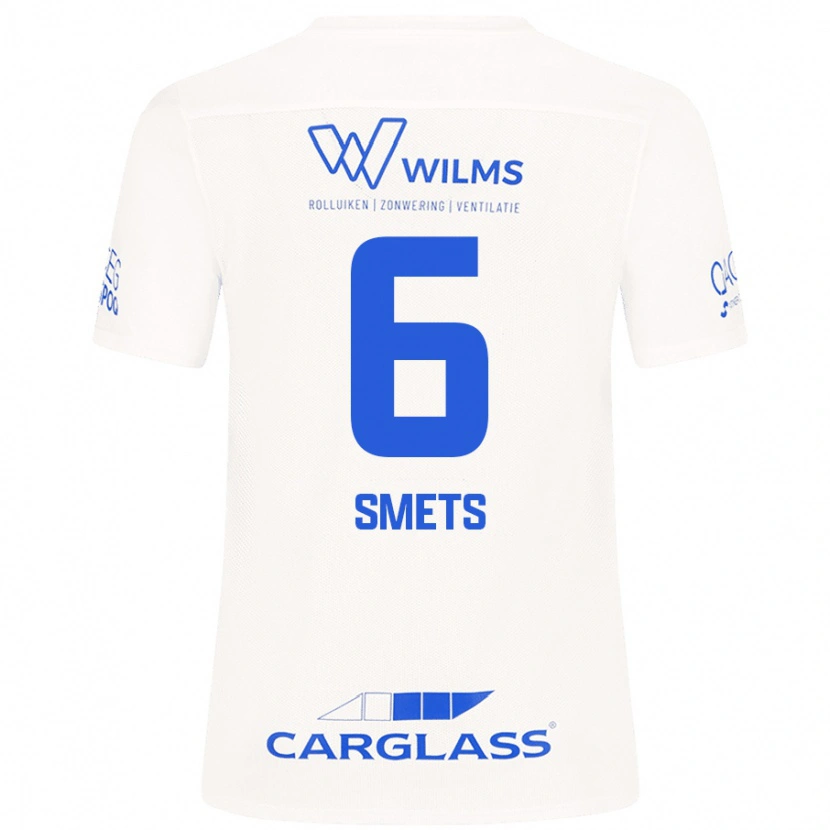 Danxen Mujer Camiseta Matte Smets #6 Blanco 2ª Equipación 2024/25 La Camisa México