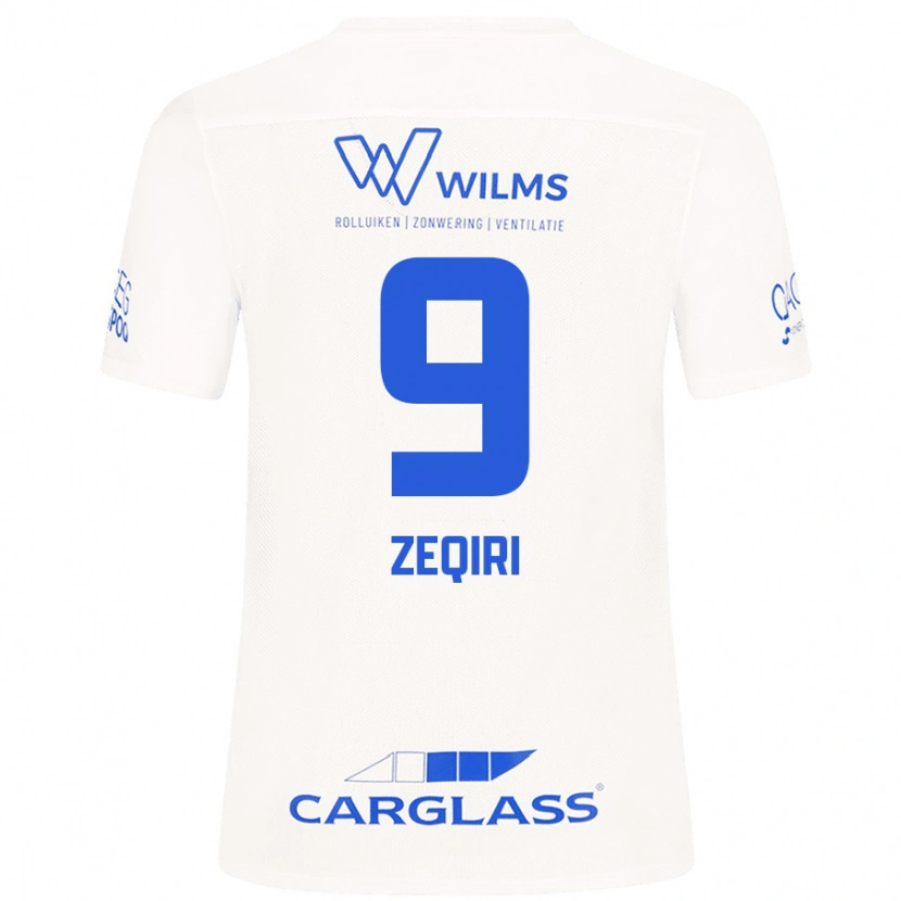 Danxen Mujer Camiseta Andi Zeqiri #9 Blanco 2ª Equipación 2024/25 La Camisa México