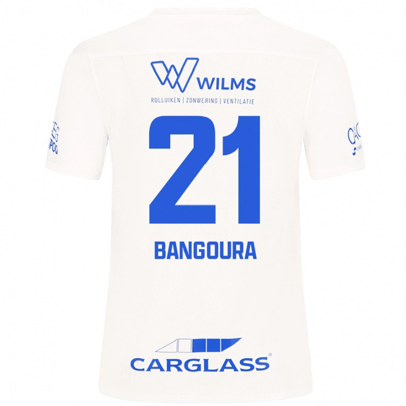 Danxen Mujer Camiseta Ibrahima Sory Bangoura #21 Blanco 2ª Equipación 2024/25 La Camisa México