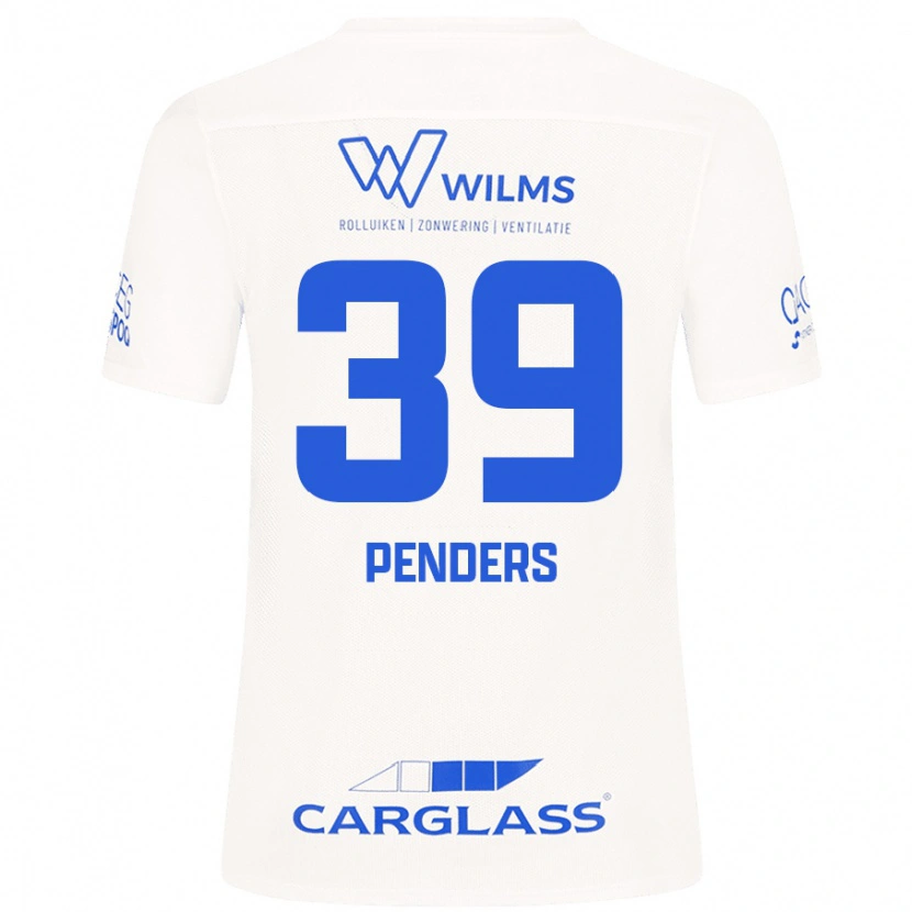 Danxen Mujer Camiseta Mike Penders #39 Blanco 2ª Equipación 2024/25 La Camisa México