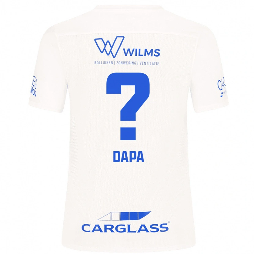 Danxen Mujer Camiseta Melvyn Dapa #0 Blanco 2ª Equipación 2024/25 La Camisa México