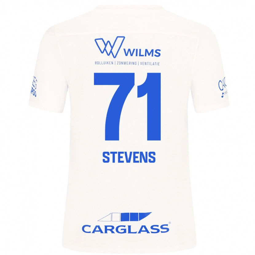 Danxen Mujer Camiseta Brent Stevens #71 Blanco 2ª Equipación 2024/25 La Camisa México