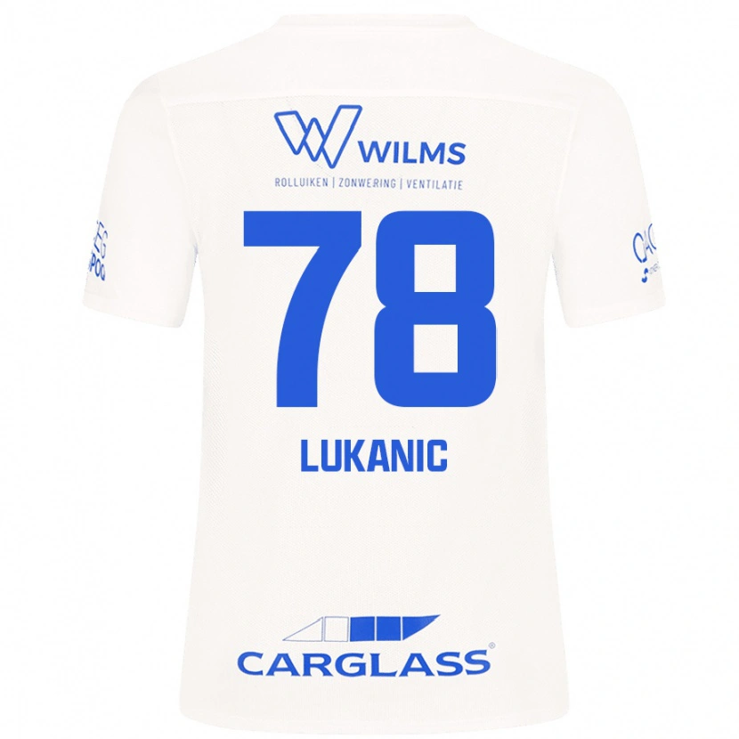 Danxen Mujer Camiseta Luka Lukanic #78 Blanco 2ª Equipación 2024/25 La Camisa México