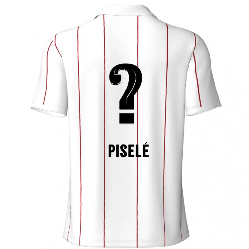 Danxen Mujer Camiseta Lowie Piselé #0 Blanco Negro 2ª Equipación 2024/25 La Camisa México