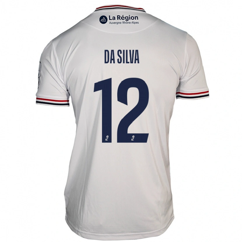 Danxen Mujer Camiseta Damien Da Silva #12 Blanco 2ª Equipación 2024/25 La Camisa México