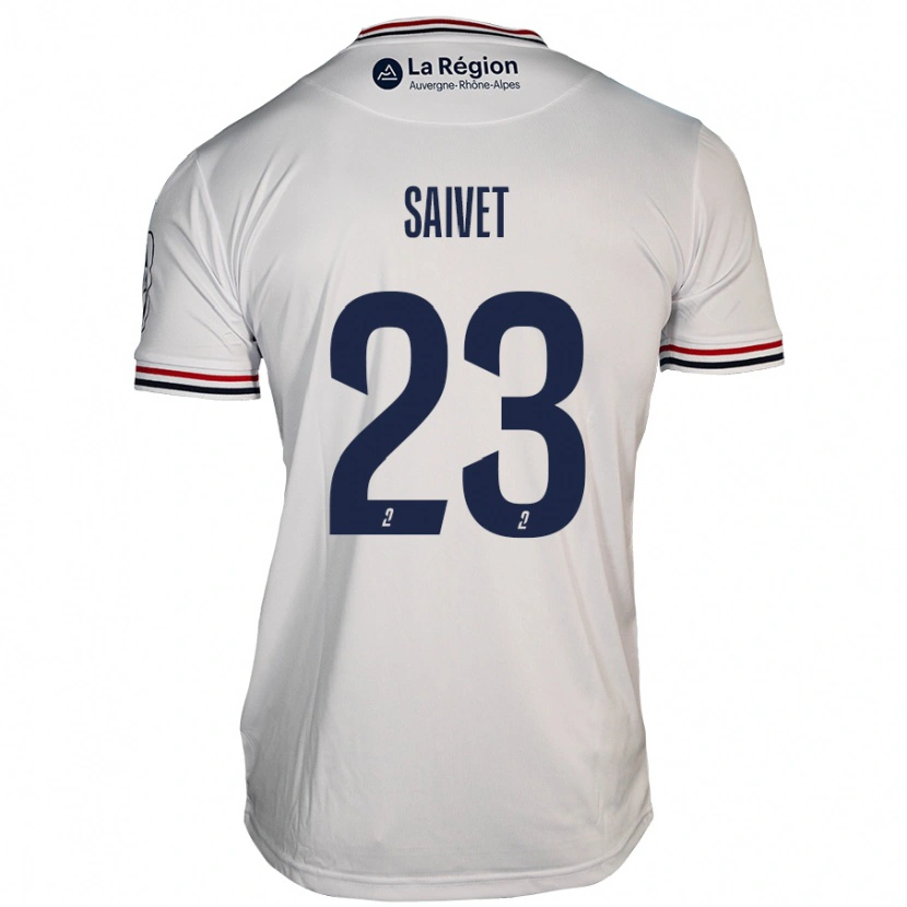 Danxen Mujer Camiseta Henri Saivet #23 Blanco 2ª Equipación 2024/25 La Camisa México