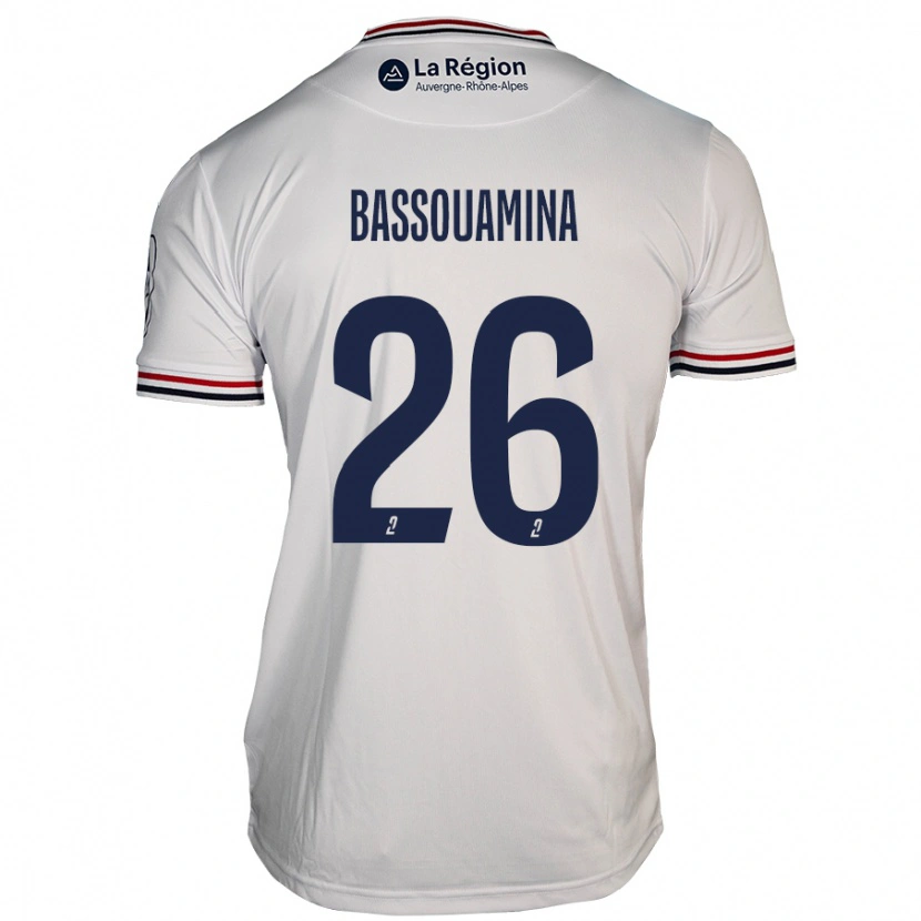 Danxen Mujer Camiseta Mons Bassouamina #26 Blanco 2ª Equipación 2024/25 La Camisa México