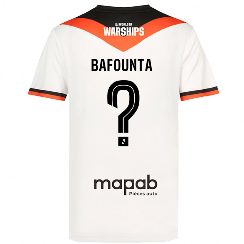 Danxen Mujer Camiseta Kamal Bafounta #0 Blanco 2ª Equipación 2024/25 La Camisa México