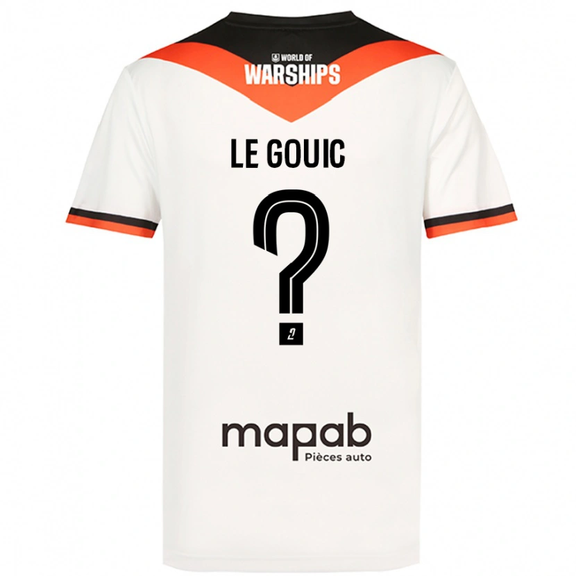 Danxen Mujer Camiseta Bryan Le Gouic #0 Blanco 2ª Equipación 2024/25 La Camisa México