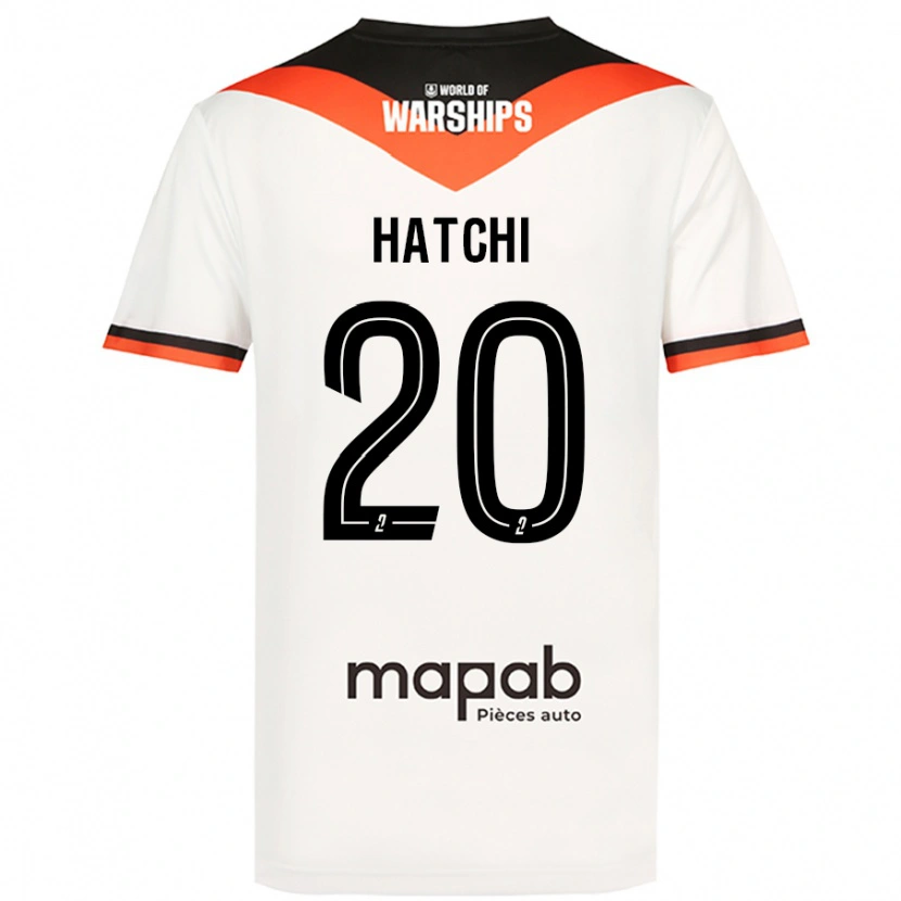 Danxen Mujer Camiseta Jérémy Hatchi #20 Blanco 2ª Equipación 2024/25 La Camisa México