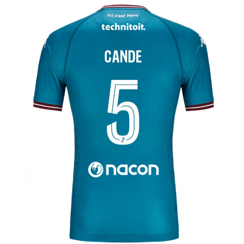 Danxen Mujer Camiseta Fali Candé #5 Azul Petróleo 2ª Equipación 2024/25 La Camisa México