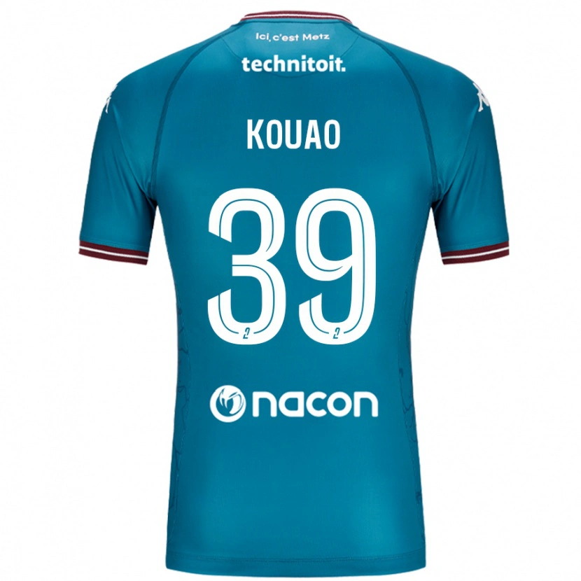 Danxen Mujer Camiseta Koffi Kouao #39 Azul Petróleo 2ª Equipación 2024/25 La Camisa México