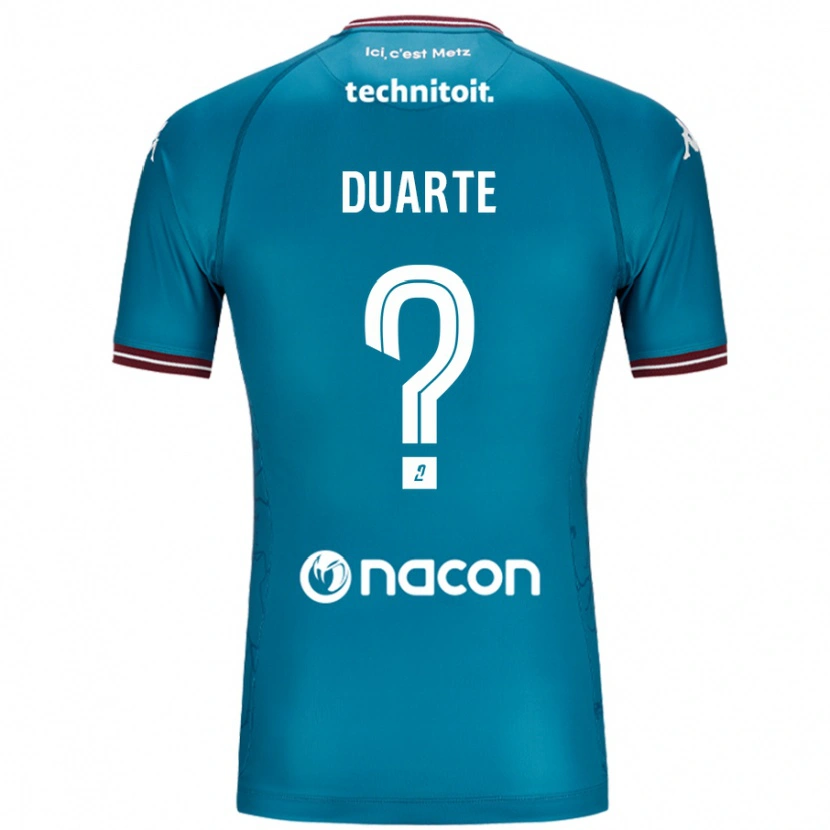 Danxen Mujer Camiseta Diego Duarte #0 Azul Petróleo 2ª Equipación 2024/25 La Camisa México