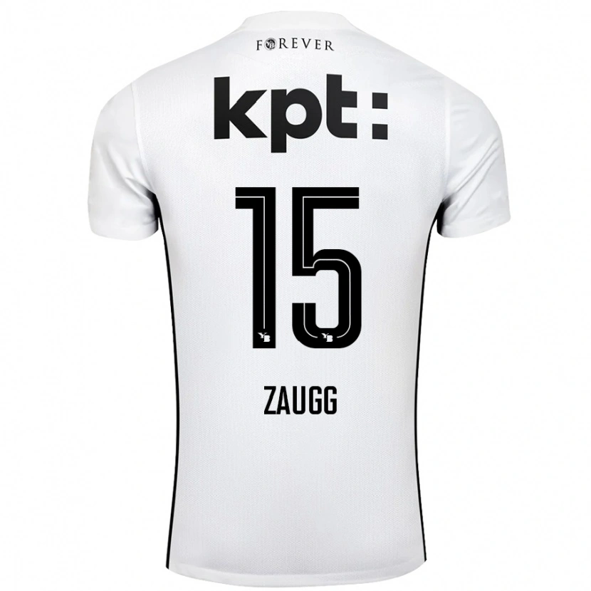 Danxen Mujer Camiseta Leana Zaugg #15 Blanco Negro 2ª Equipación 2024/25 La Camisa México
